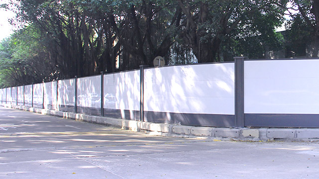 深圳大通圍擋施工圍擋安裝案例-A/B/C類圍擋-深圳市大通建材有限公司鋼圍擋生產定制廠家
